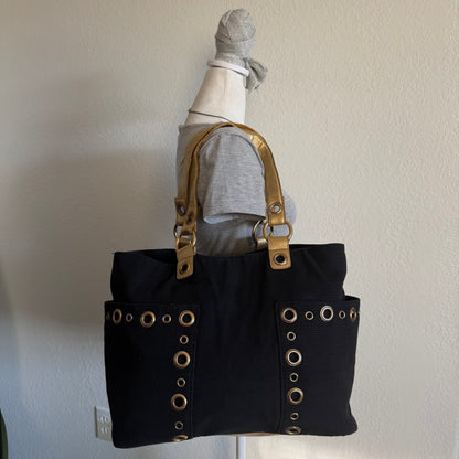 Studded shoulder bag