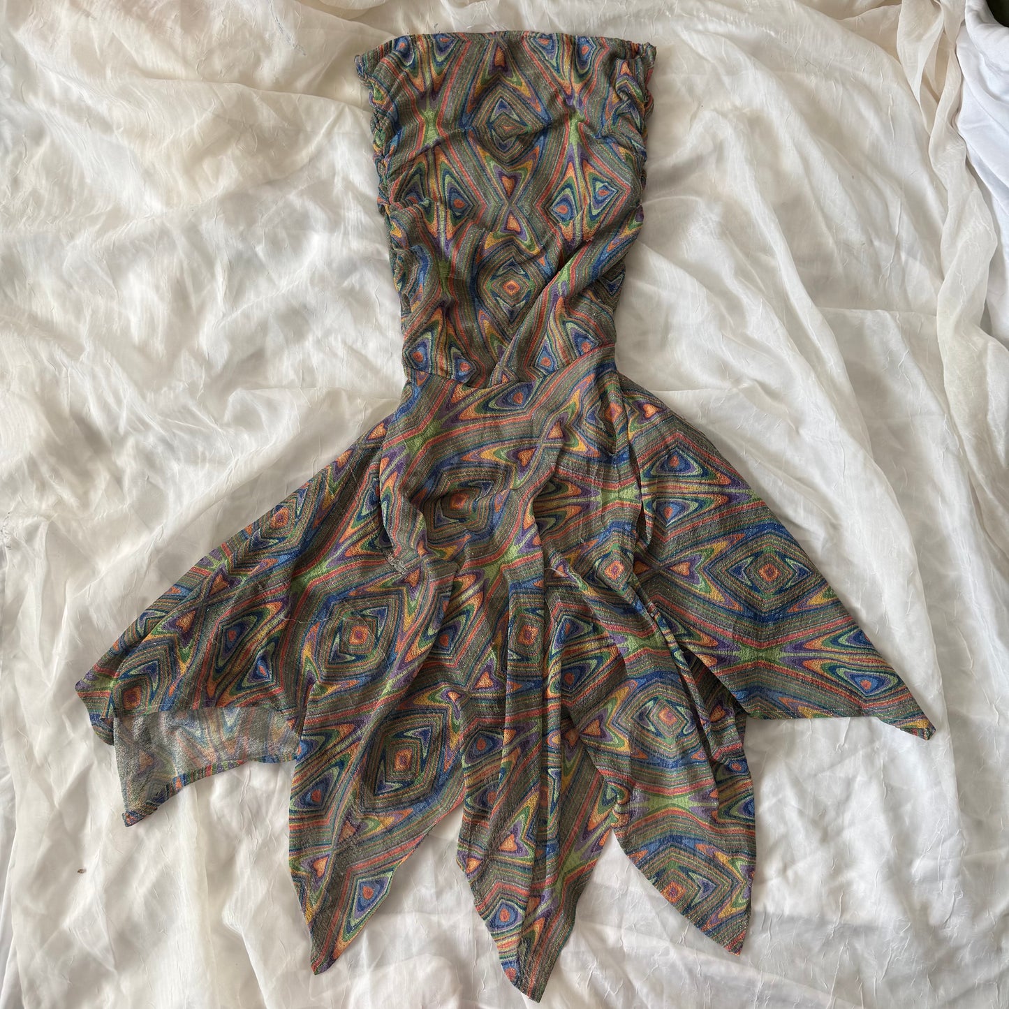 Swirly boho fairy dress