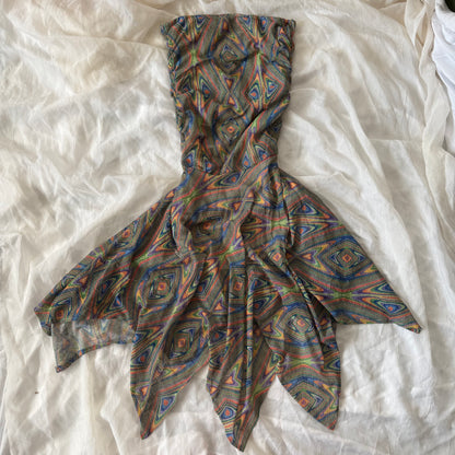 Swirly boho fairy dress