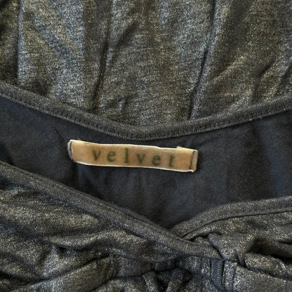 Velvet metallic cami top