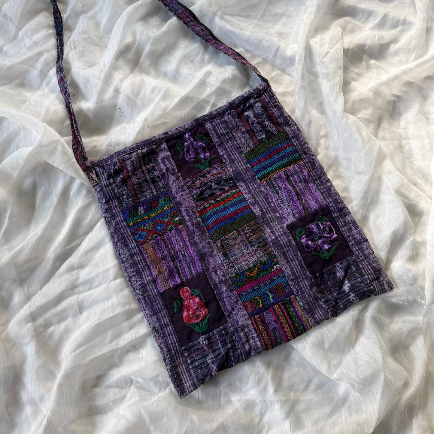 Mexican patchwork crossbody bag