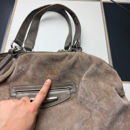 Kathy faux fur shoulder bag