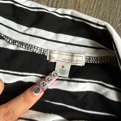 Misty’s striped maxi skirt