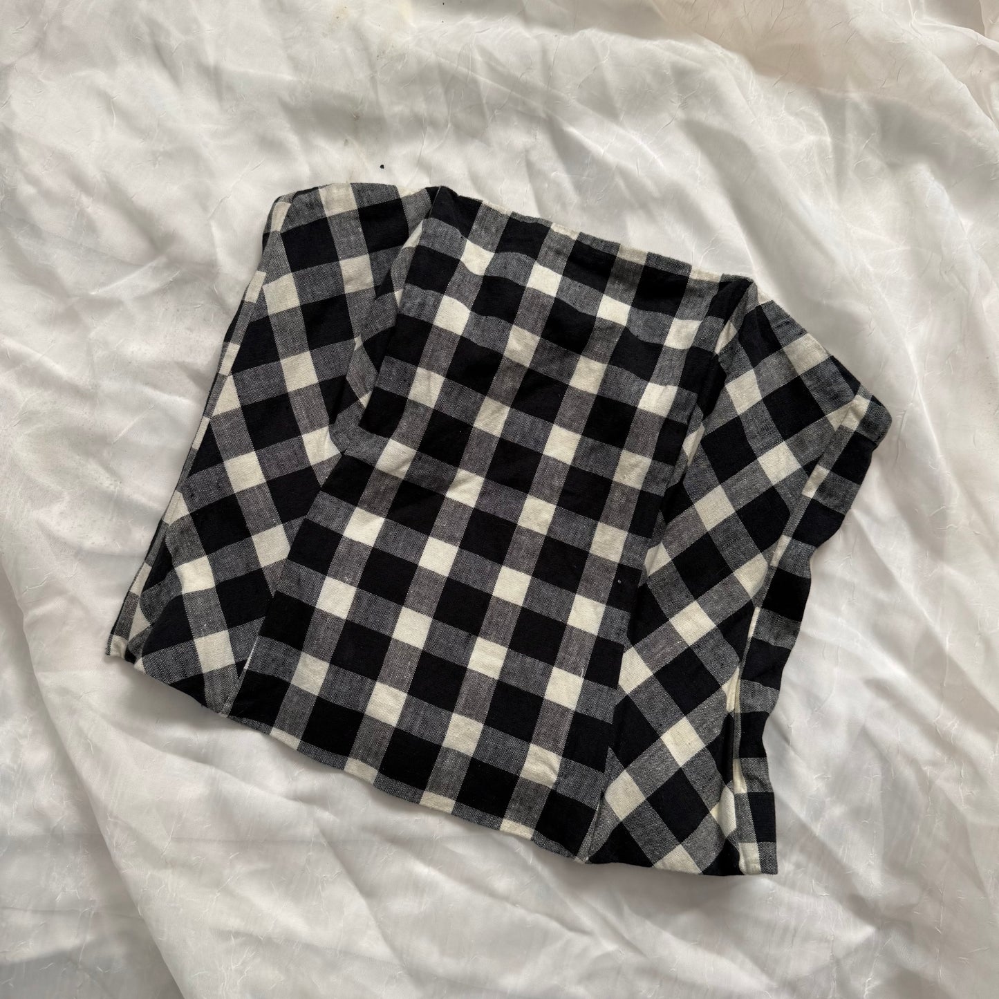 Checkered tube top