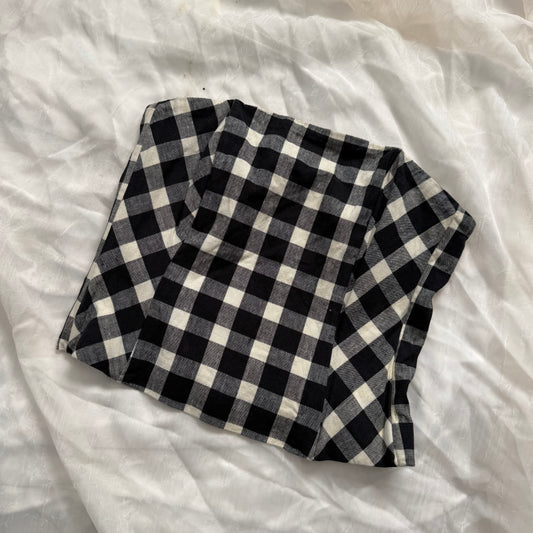 Checkered tube top