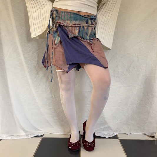 Fairy adjustable purple mini skirt