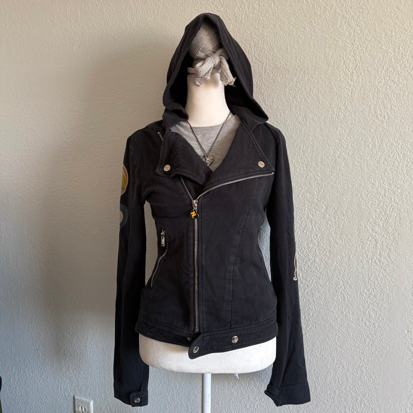 Harajuku fitted zip up jacket