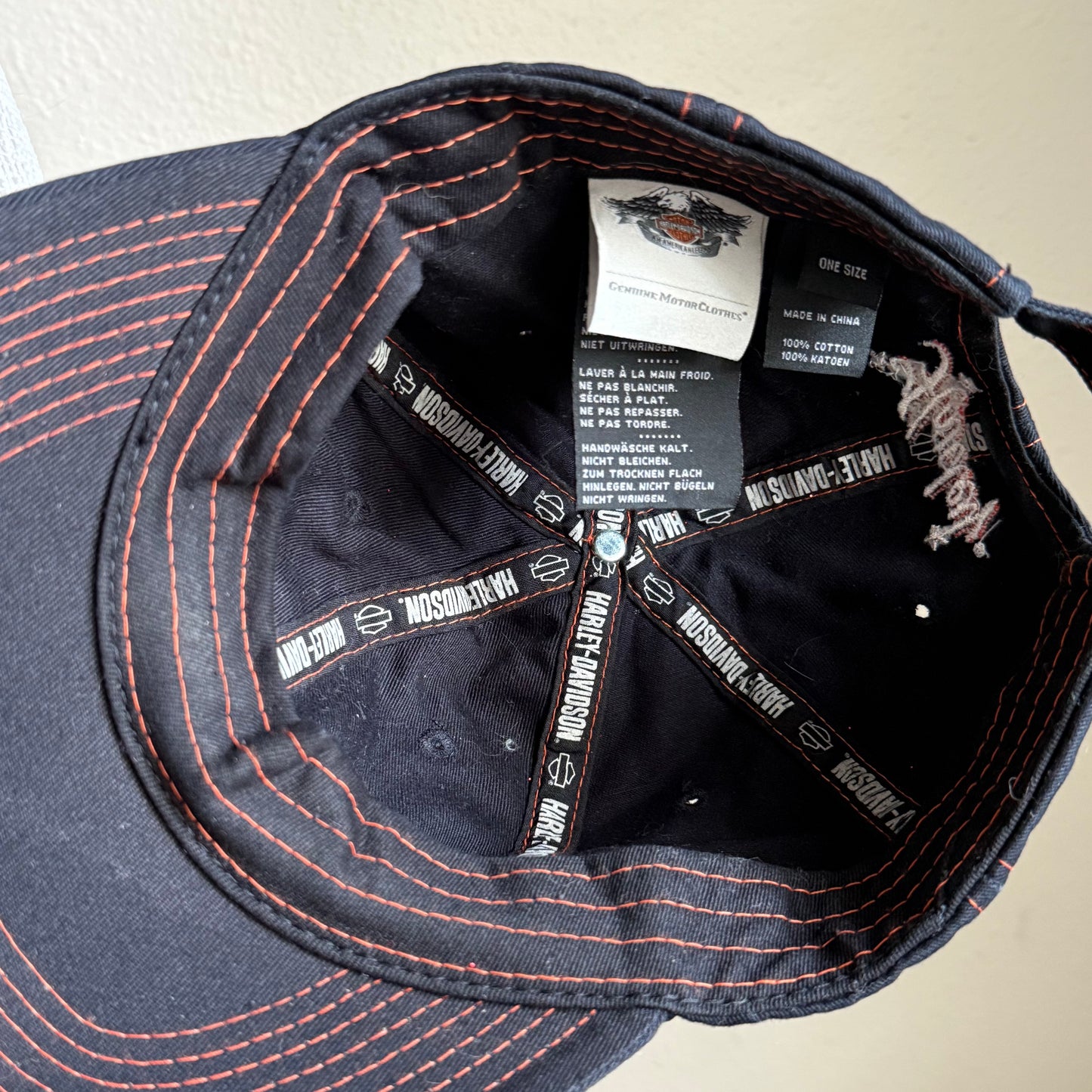 Rhinestone Harley Davidson hat
