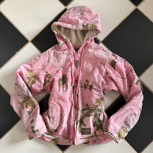 Pink camo workwear jacket