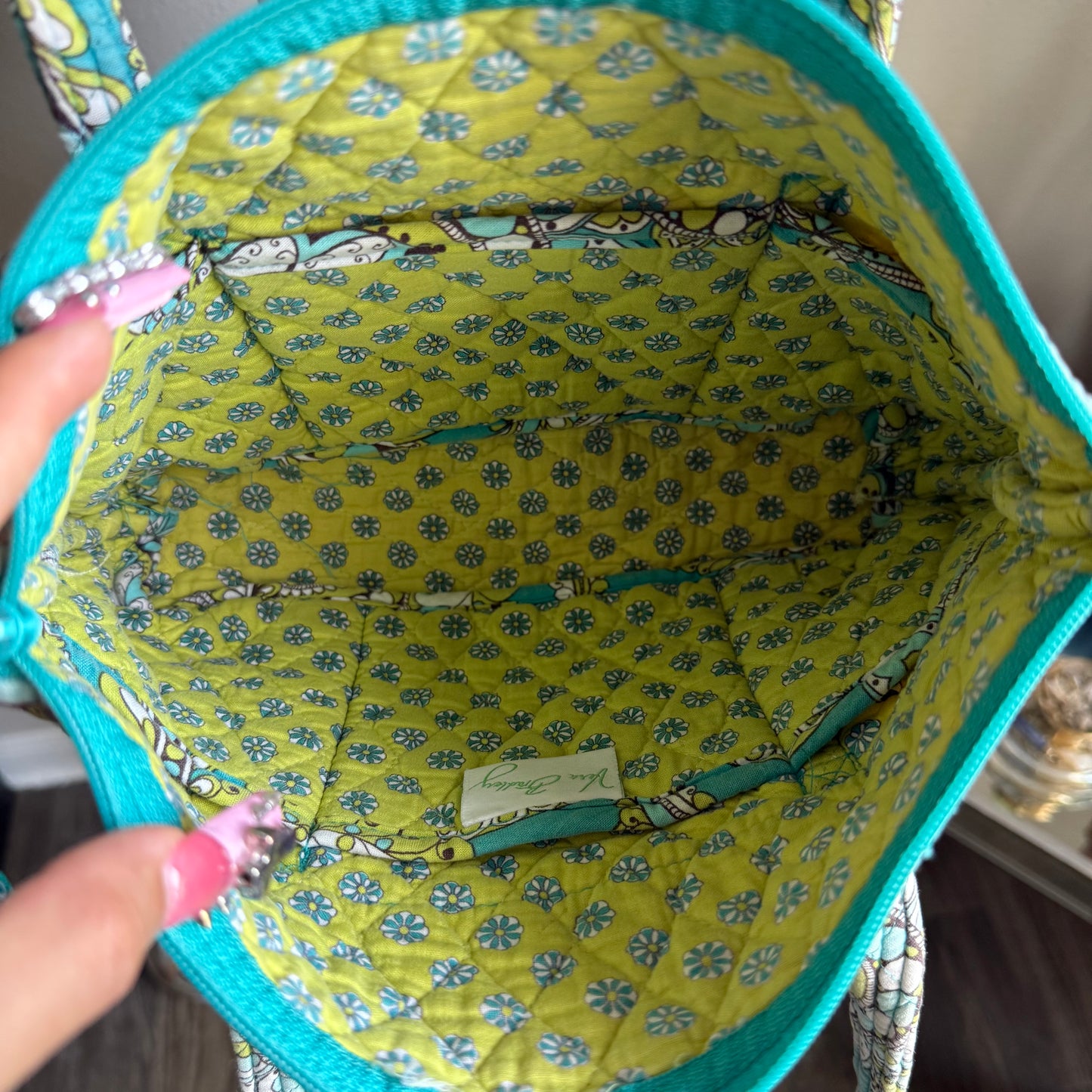 Vera Bradley turquoise bag