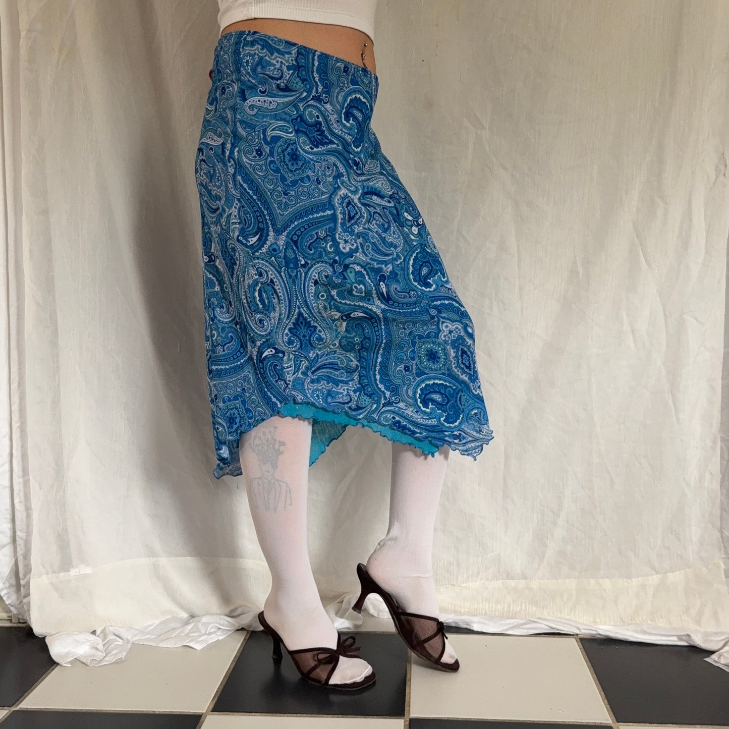 Fairy paisley boho skirt