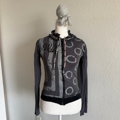 Whimsical fairy zip up