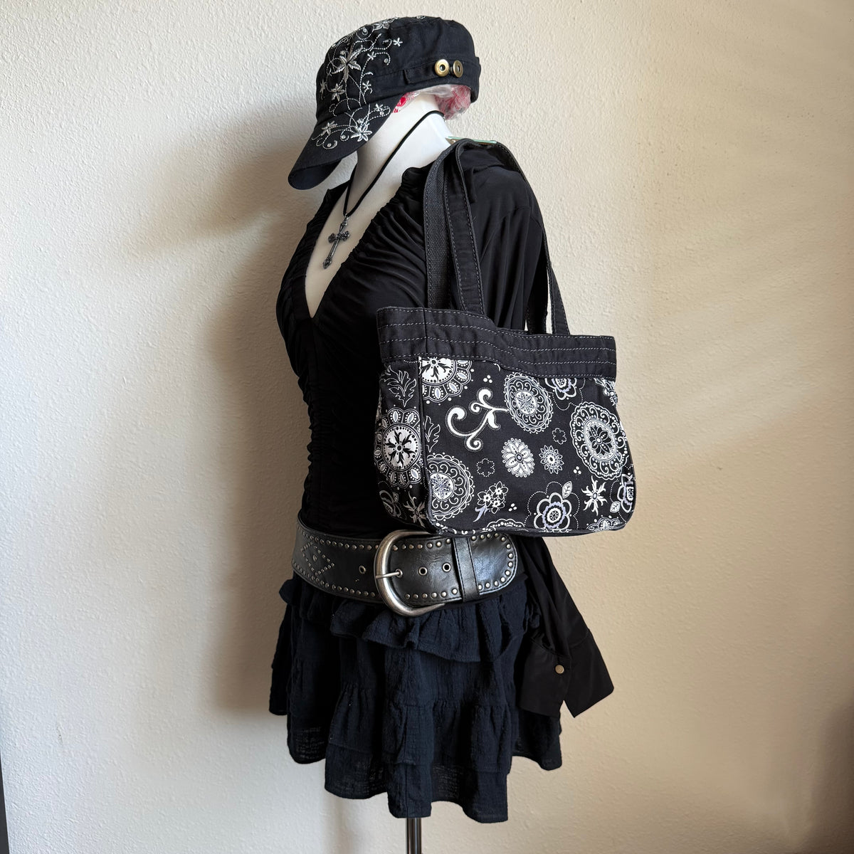 Zoe’s whimsical swirl bag