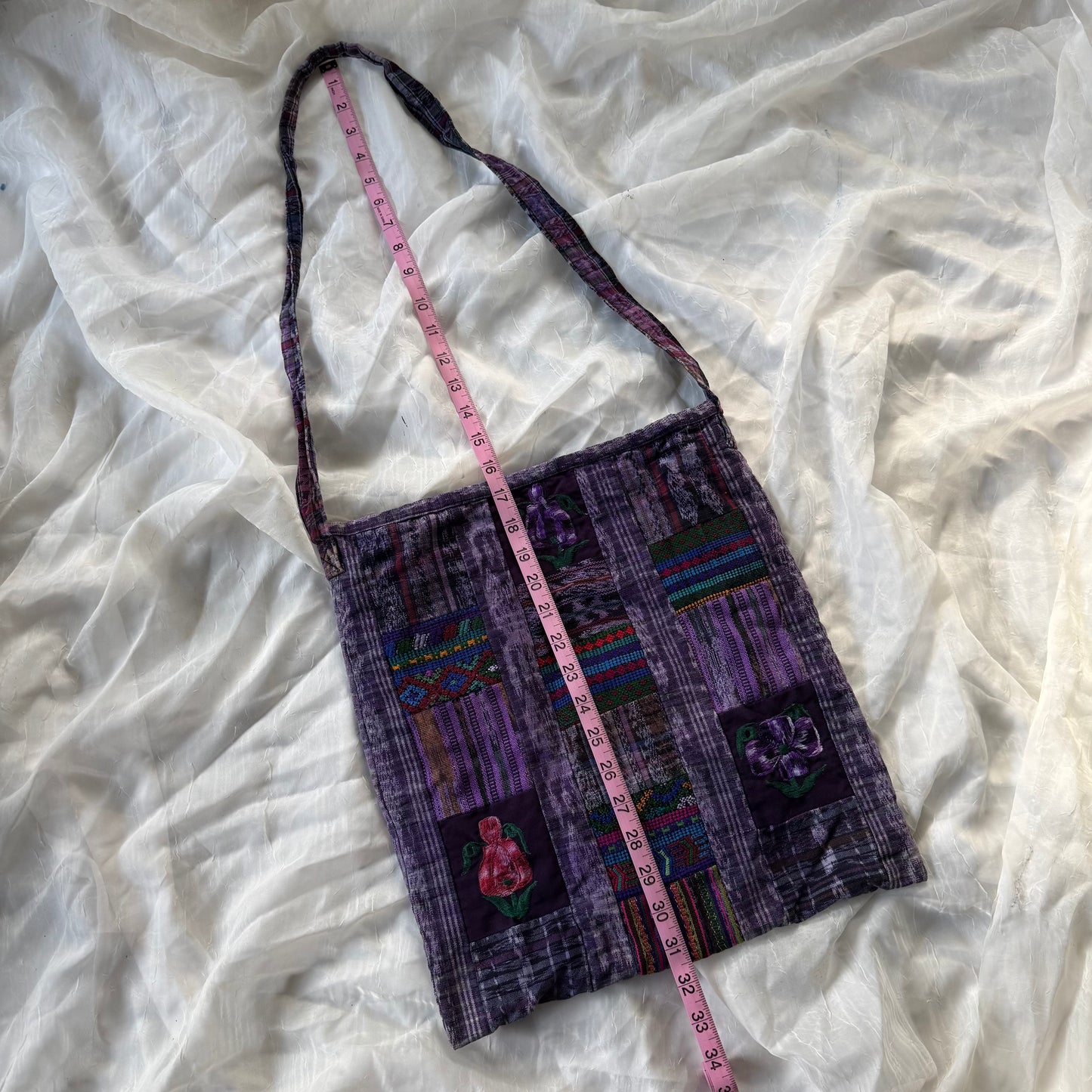 Mexican patchwork crossbody bag