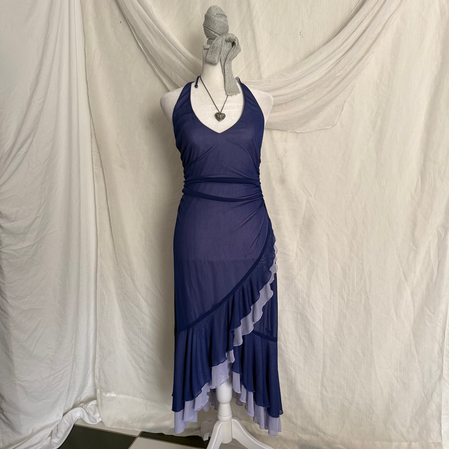 City Triangles purple fairy halter dress