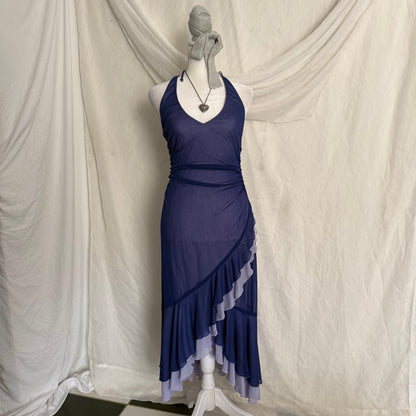 City Triangles purple fairy halter dress
