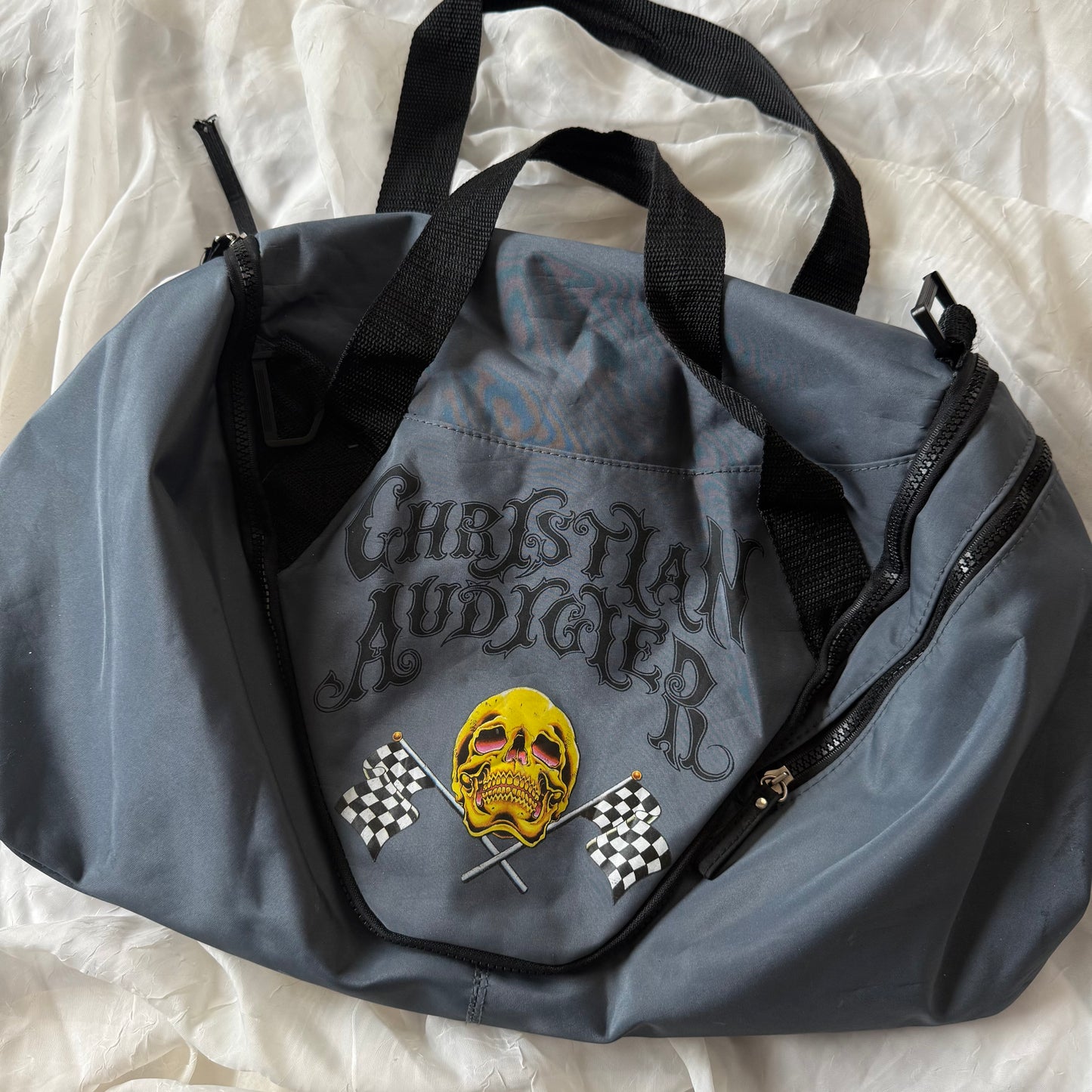 Christian Audigier duffle bag