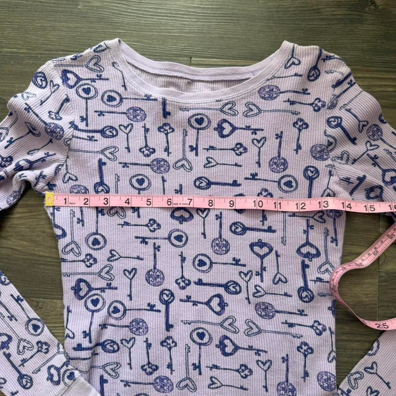 Lilac heart thermal longsleeve