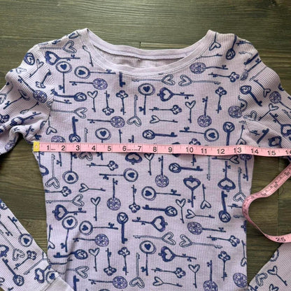 Lilac heart thermal longsleeve