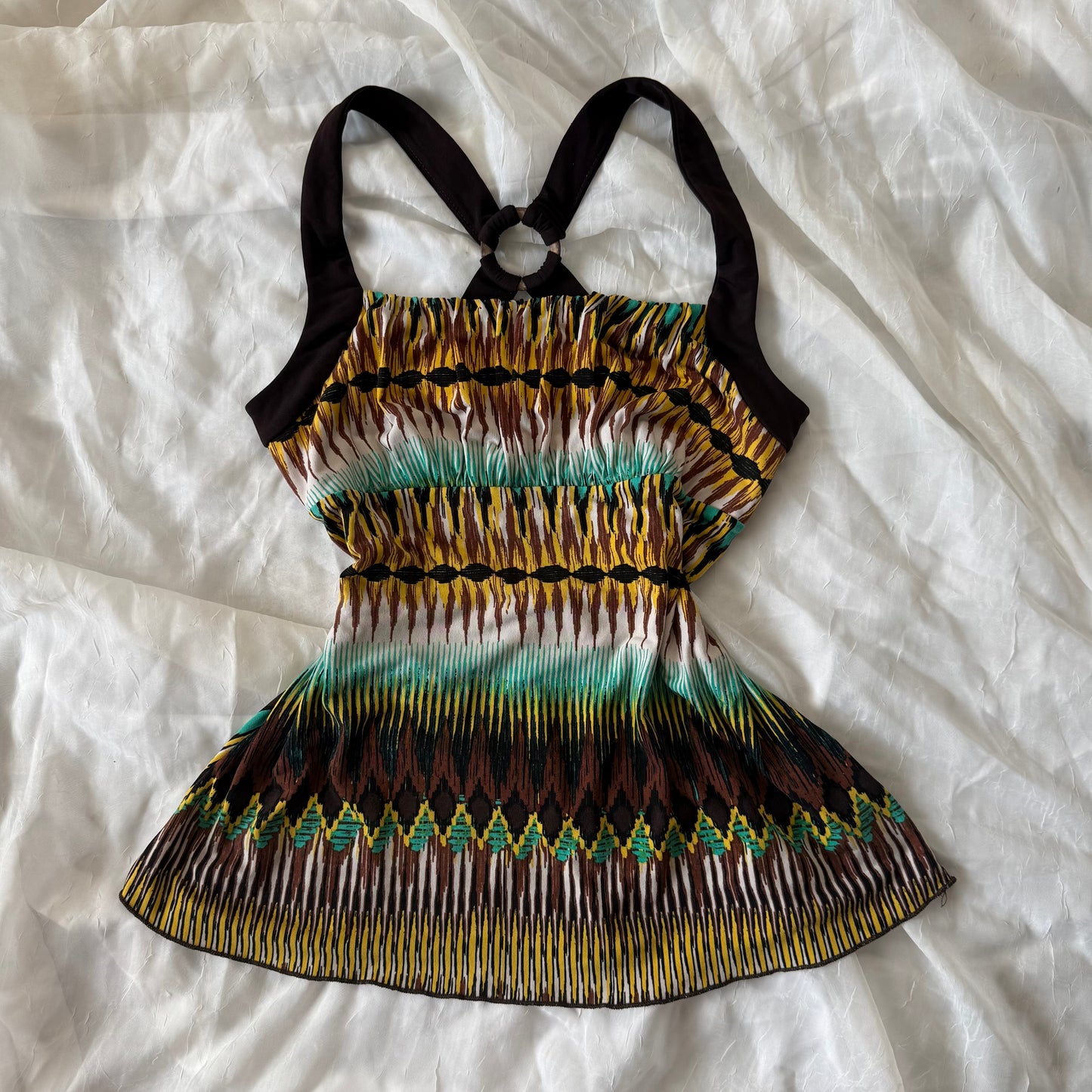 Brown fairy printed cami