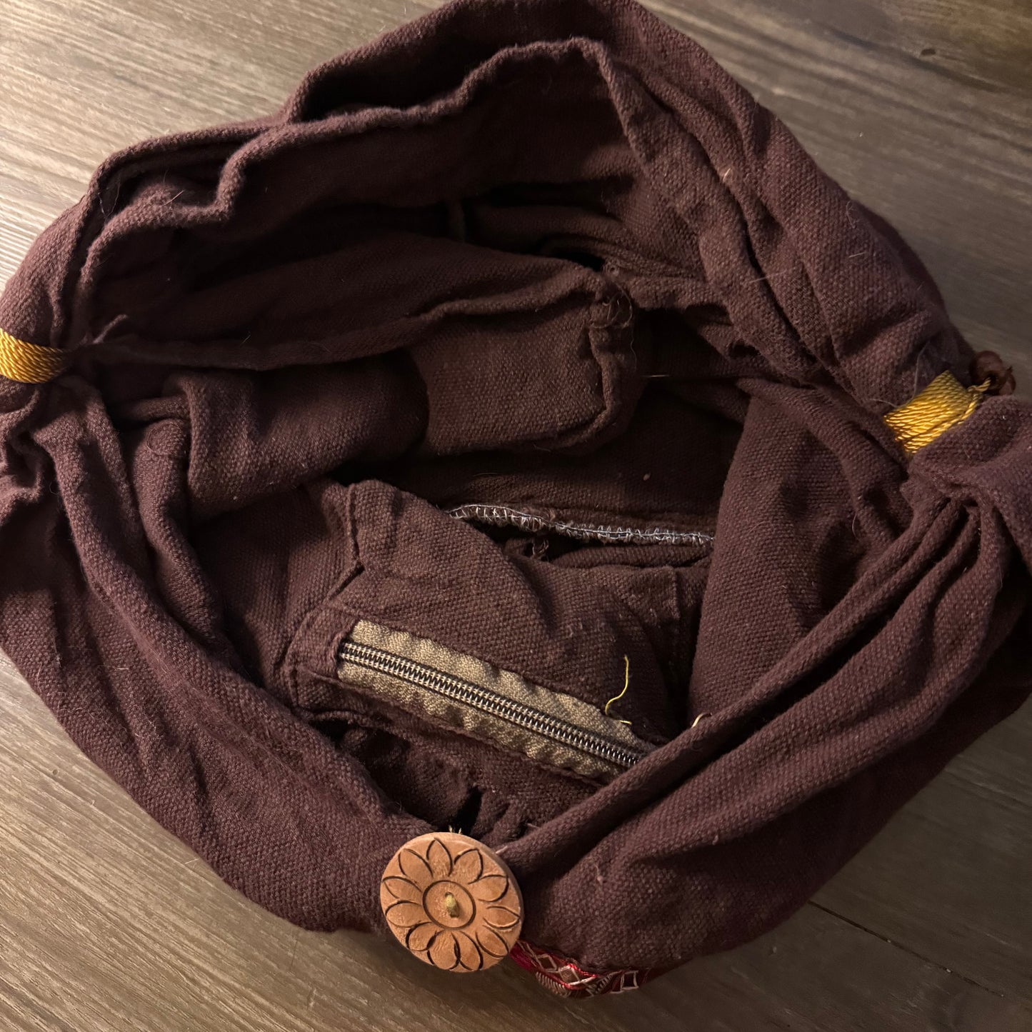 Boho beaded hobo bag