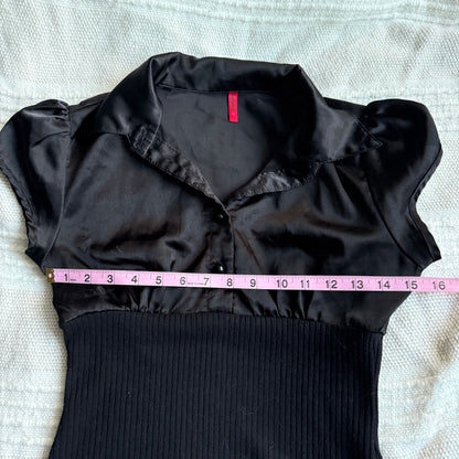 Office Siren satin top