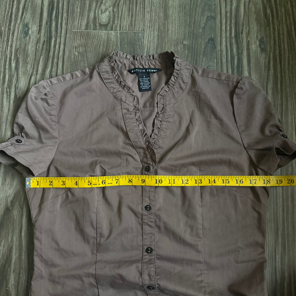 Alice’s button up top