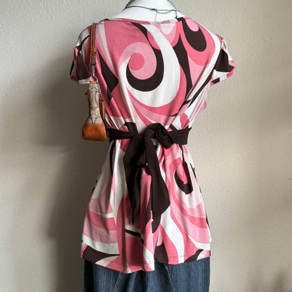 Abby’s swirl babydoll top