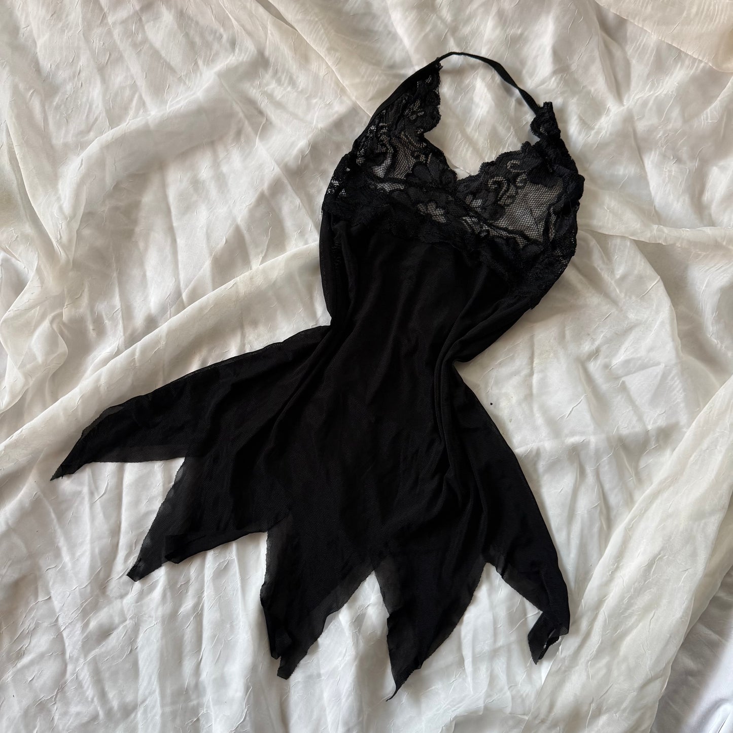 Black fairy lace top