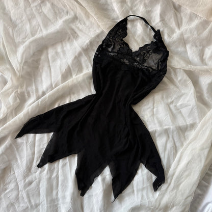 Black fairy lace top