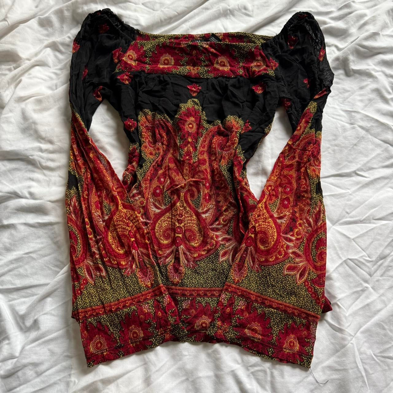 INC international boho longsleeve