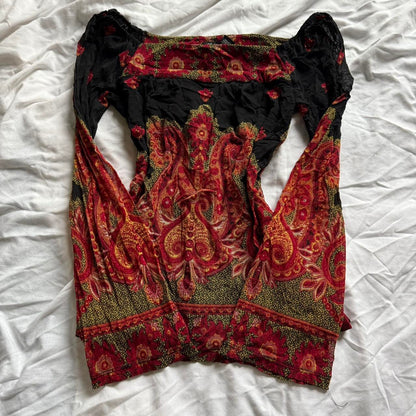 INC international boho longsleeve