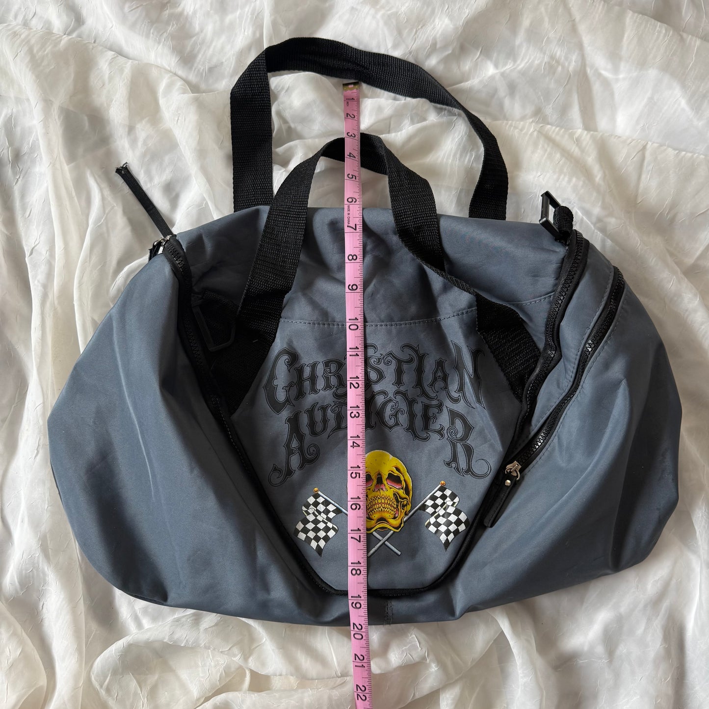 Christian Audigier duffle bag