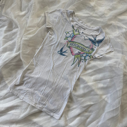 Aeropostale heart winged top