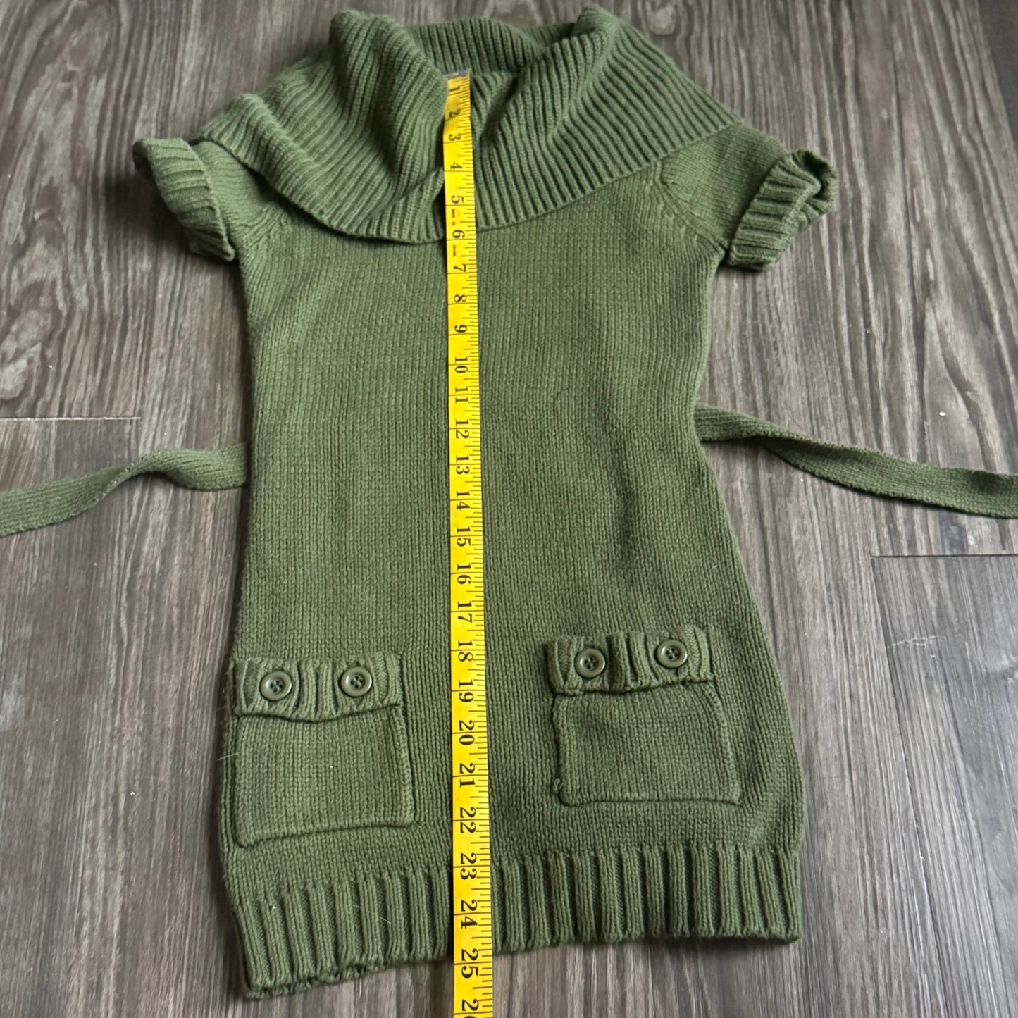 Y2K green cardigan top