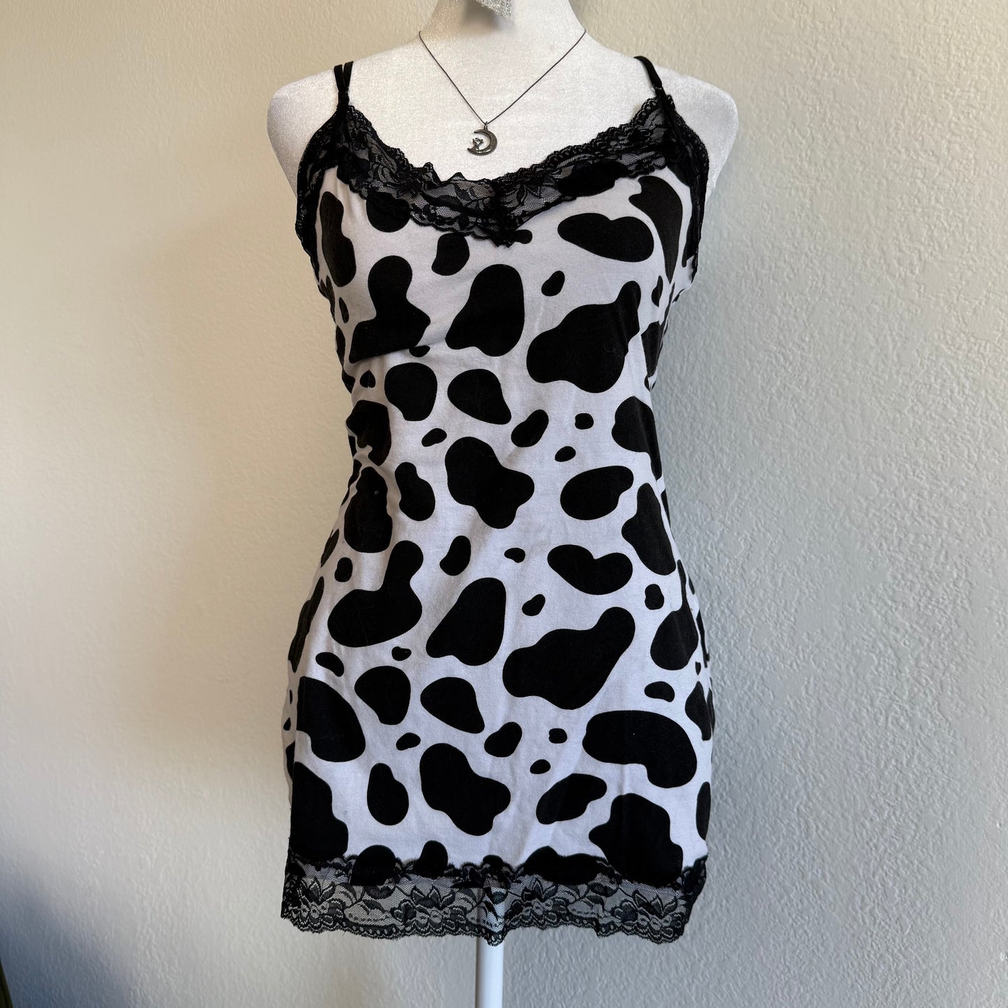 Cow print tank top