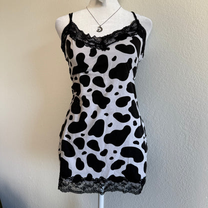 Cow print tank top