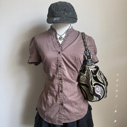 Alice’s button up top