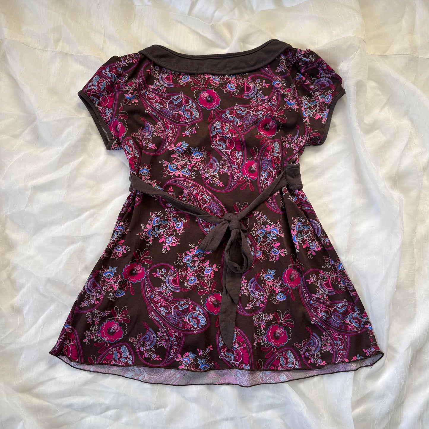 Flower babydoll boho top