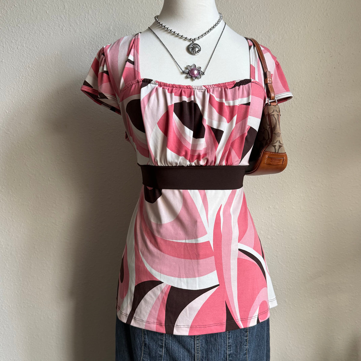Abby’s swirl babydoll top