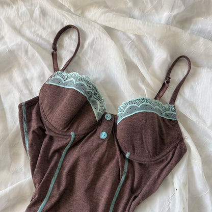 Dollhouse brown lingerie