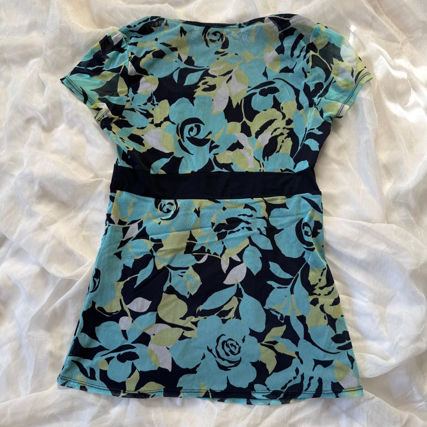 NYC boho flower babydoll top
