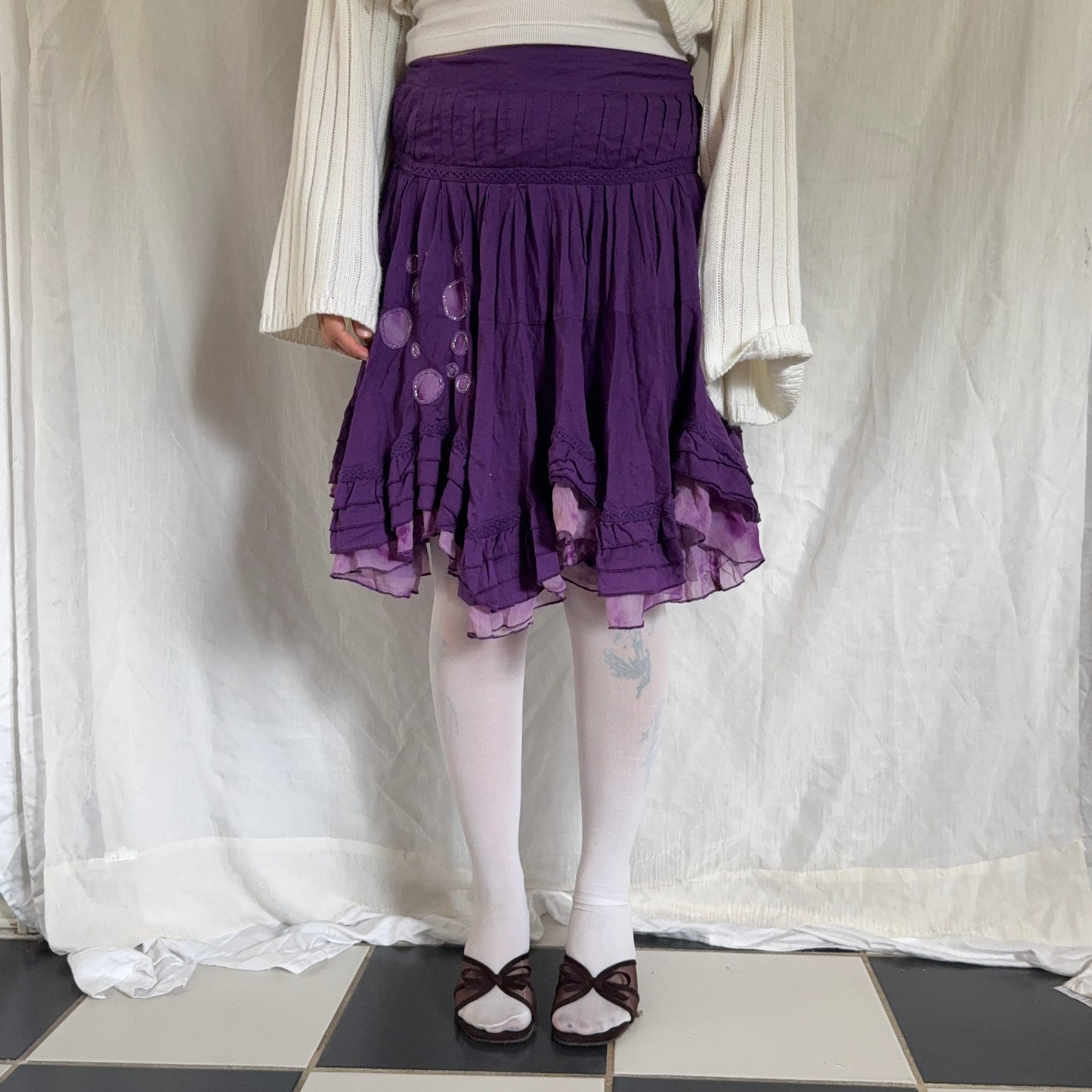 Jean Paul Gaultier whimsy ruffle skirt