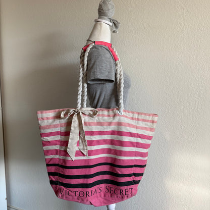 Victoria’s Secret striped beach bag