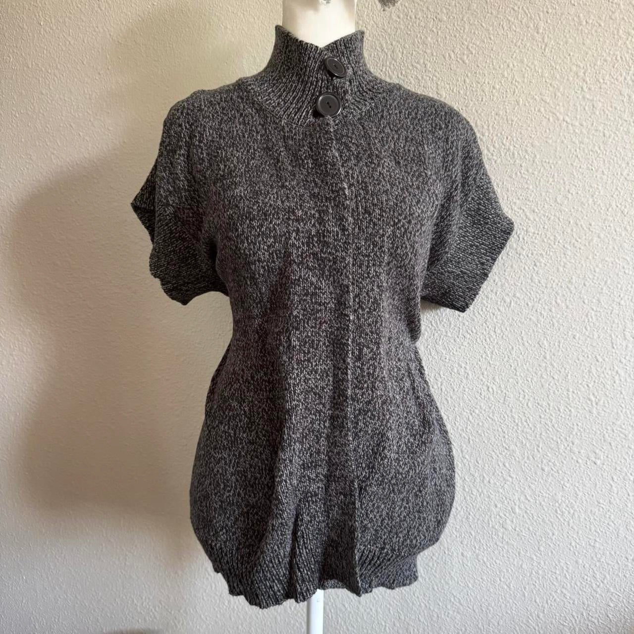 Grey oversized cardigan