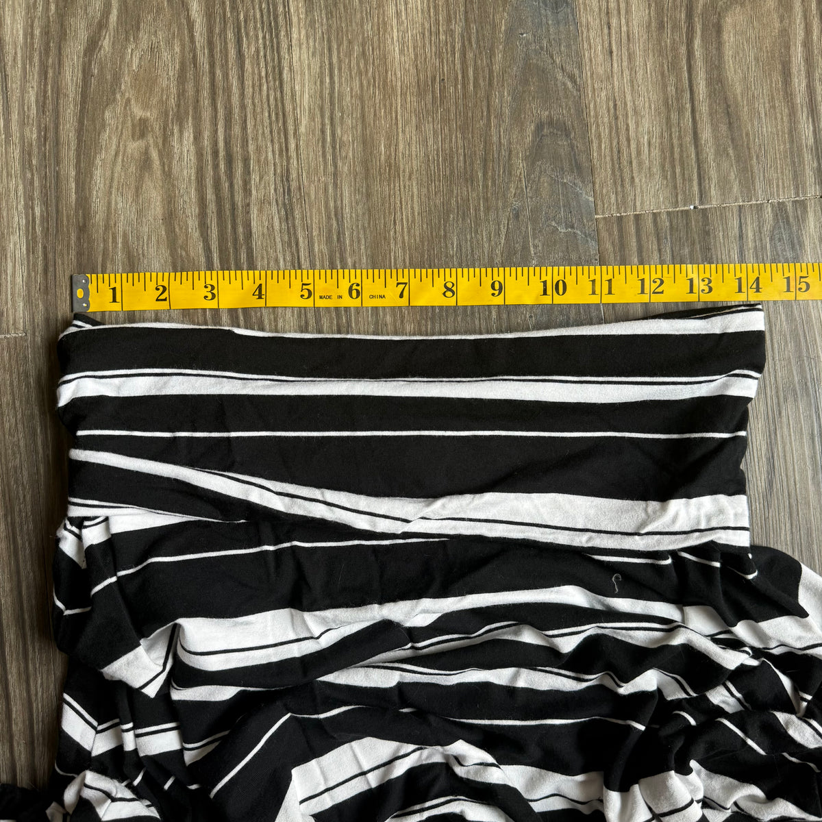 Misty’s striped maxi skirt