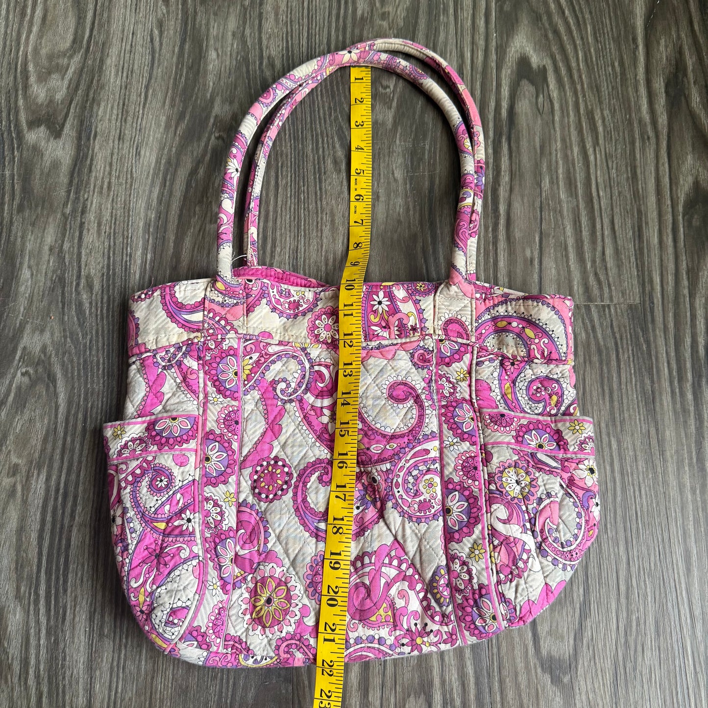 Vera Bradley pink paisley shoulder bag