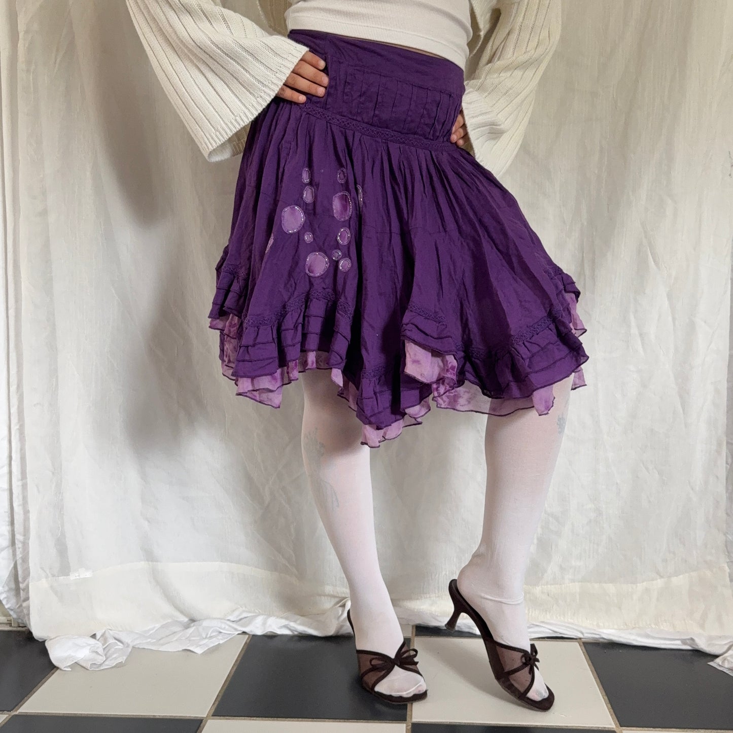 Jean Paul Gaultier whimsy ruffle skirt