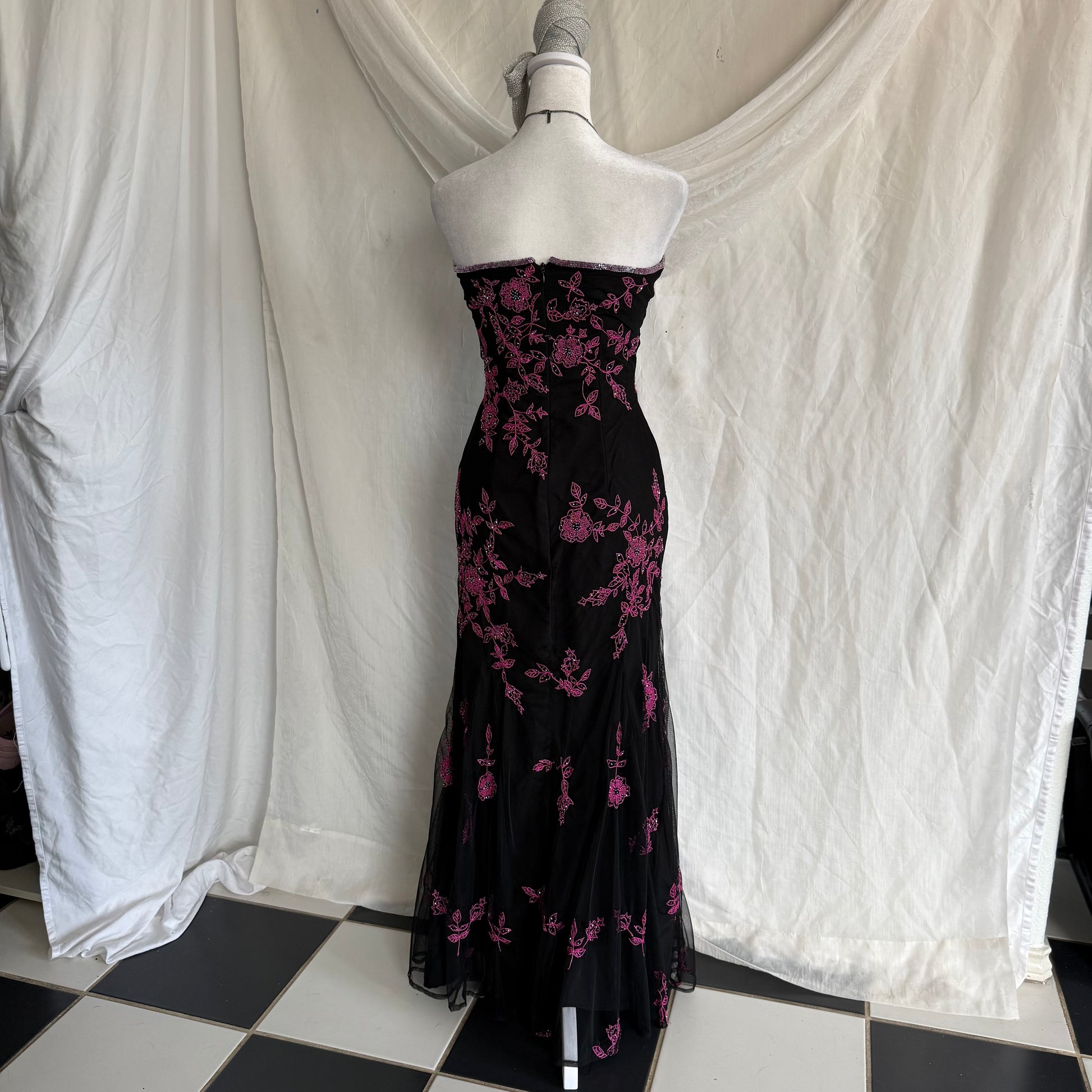 2000s Cache pink prom beaded gown – Lucid Garments