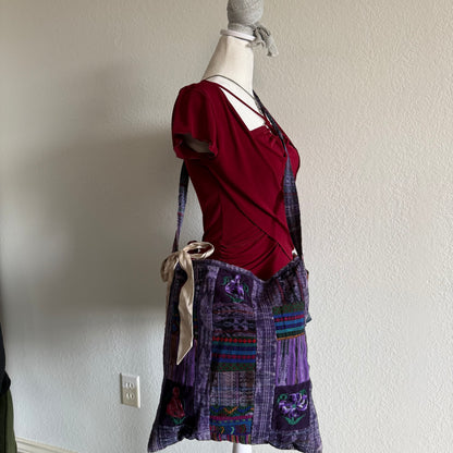 Mexican patchwork crossbody bag